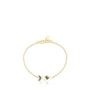 Tous Silver Vermeil Nocturne Bracelet with Charms